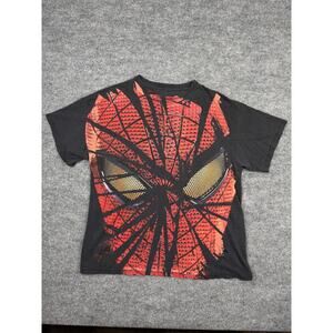 Vintage Marvel Spider-Man Full Face Graphic Tee 2000s Black XL